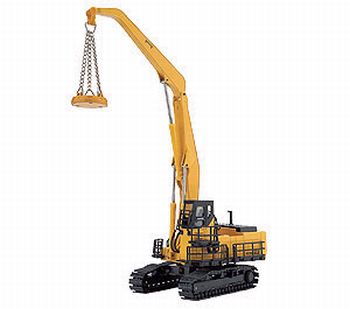 Komatsu porte electro aimant grue