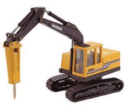 Akerman H 7 C excavatrice marteau