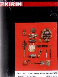 Kirin 21503 EQUIPEMENT INFANTERIE ALLEMANDE 1 Plastic models 1:16 Kirin 21503 EQUIPEMENT INFANTERIE ALLEMANDE 1 Plastic models 1:16