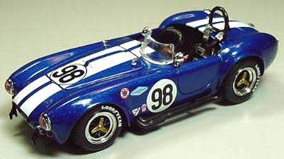 Kyosho 03016BL Shelby 427 S/C Racing screen #98 Miniatures 1:43