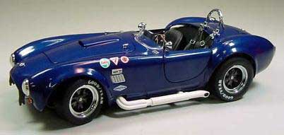 Kyosho 08046BL Shelby Cobra 427 S/C Racing screen Miniatures 1:18