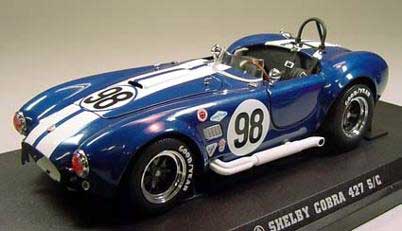Kyosho 08046CS Shelby Cobra 427 S/C Racing #98 Miniatures 1:18