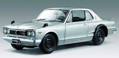 Kyosho 08125S Nissan Skyline 2000 GT-R Miniatures 1:18 Kyosho 08125S Nissan Skyline 2000 GT-R Miniatures 1:18