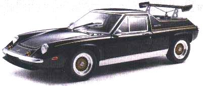 Kyosho 08153BK Lotus Europa W/Wing Miniatures 1:18