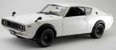 Kyosho 08253W Nissan Skyline GT-R 1973 Miniatures 1:18 Kyosho 08253W Nissan Skyline GT-R 1973 Miniatures 1:18