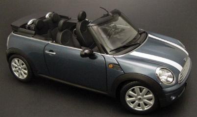 Kyosho 08749BL BMW MINI COOPER CONVERTIBLE Miniatures 1:18 Kyosho 08749BL BMW MINI COOPER CONVERTIBLE Miniatures 1:18