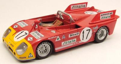 M4 7115 ALFA ROMEO 33.3 TT LE MANS 1972 17 Die cast 1:43