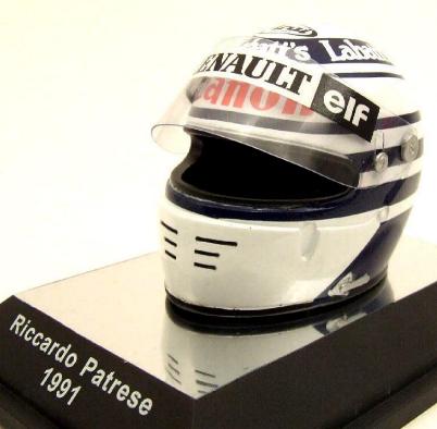 M4 HA04 Casque Riccardo Patrese 1991 Die cast 1:6