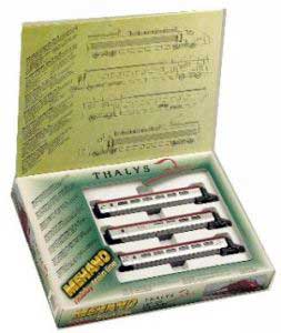 Mehano T679 Coffret Thalys TGV wagon R3 R6 R7 DC HO Die cast 