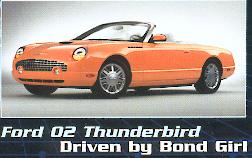 Minichamps 10013 Ford THUNDERBIRD JAMES BOND Die cast 1:18 Minichamps 10013 Ford THUNDERBIRD JAMES BOND Die cast 1:18