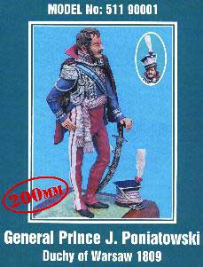 Mirage Hobby 51190001 GENERAL PONIATOWSKI POL. Plastic models 1:9 Mirage Hobby 51190001 GENERAL PONIATOWSKI POL. Plastic models 1:9