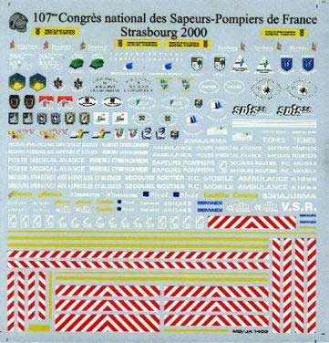 DECAL SAPEURS POMPIER