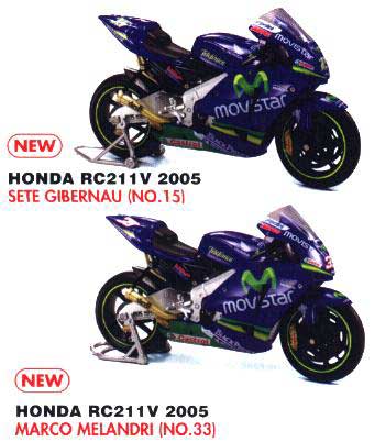 New Ray 03201 Honda RC 211V SETE GIBERNEAU et MARCO MELANDRI x24 Miniatures 1:32 New Ray 03201 Honda RC 211V SETE GIBERNEAU et MARCO MELANDRI x24 Miniatures 1:32