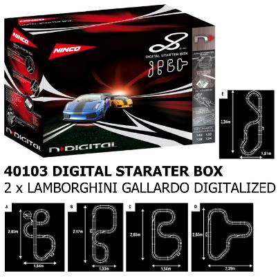 Ninco 40103 DIGITAL STARTER BOX SET Die cast Ninco 40103 DIGITAL STARTER BOX SET Die cast