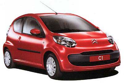 Norev 155101 COFFRET 4 citroen C1 Die cast 1:87