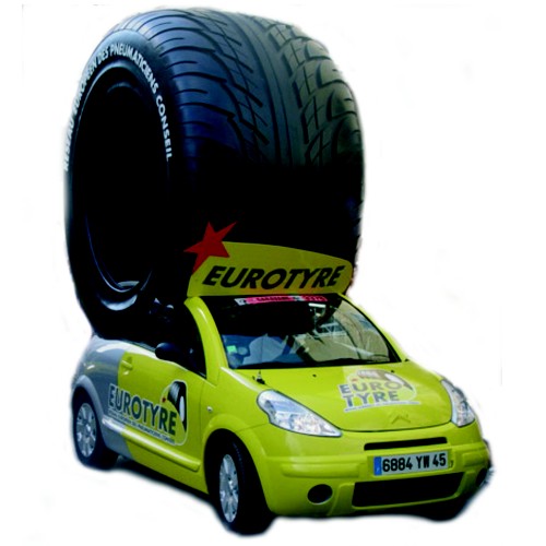 Norev 155386 Citroën C3 PLURIEL EUROTYRES 2006 Die cast 1:43