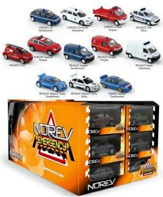 Norev 319210 COFFRET EMERGENCY x42 3 inches Die cast Norev 319210 COFFRET EMERGENCY x42 3 inches Die cast