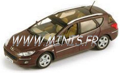 Norev 474753 Peugeot 407 SW PRUNE Miniatures 1:43