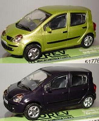 Norev 517760 Renault MODUS Coffret 4X Die cast 1:87