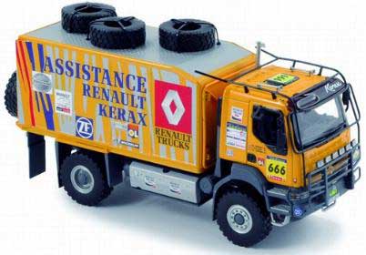 Norev 518800 RENAULT KERAX PARIS DAKAR 2005 Miniatures 1:43 Norev 518800 RENAULT KERAX PARIS DAKAR 2005 Miniatures 1:43