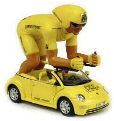 Norev 840033 volkswagen NEW Beetle CL AVEC CYCLISTE Die cast 1:43