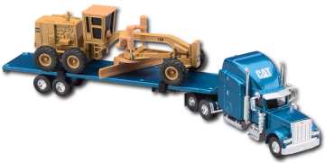 Norscot 55083 Caterpillar camion remorque niveleuse 4 Miniatures 1:64 Norscot 55083 Caterpillar camion remorque niveleuse 4 Miniatures 1:64