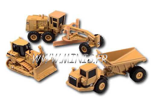Norscot 55105 Caterpillar set 2g avec D6R avec D25D 4 Miniatures 1:64 Norscot 55105 Caterpillar set 2g avec D6R avec D25D 4 Miniatures 1:64