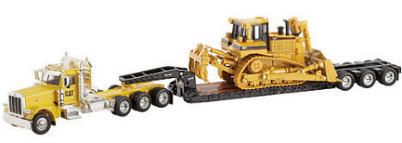 Norscot 55207 Peterbilt MOD 389 + Caterpillar D8R Miniatures 1:50