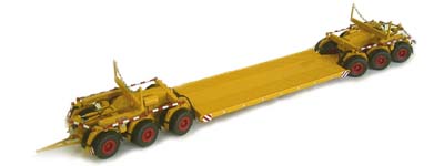 NZG 489 Remorque PORTE-ENGIN SCHEUERLE 6 ESSIEUX Miniatures 1:50