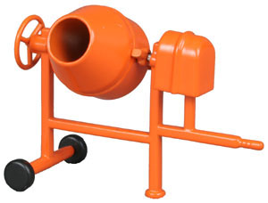 NZG 506-21 ACCESSOIRE BETONNEUSE MANUEL Die cast 1:50