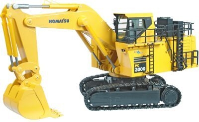 NZG 613 KOMATSU PC 3000-6 ARRIERE Miniatures 1:50