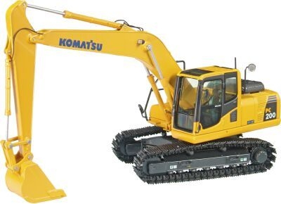 Komatsu PC200 Backhoe excavatrice