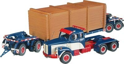 NZG 634 SCANIA LT 110 PORTEUR avec Remorque SURBAISSÉE SCHEUERLE et CHARGE Miniatures 1:50 NZG 634 SCANIA LT 110 PORTEUR avec Remorque SURBAISSÉE SCHEUERLE et CHARGE Miniatures 1:50