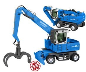NZG 684 Terex-Fuchs MHL 454 Log Handler with Folding Cab Miniatures 1:50 NZG 684 Terex-Fuchs MHL 454 Log Handler with Folding Cab Miniatures 1:50