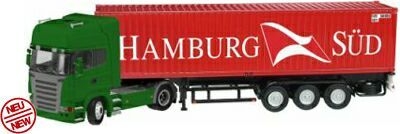 Scania R articulé avec conteneur Hamburg Sud