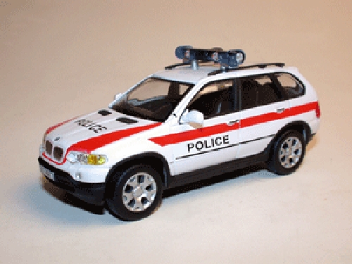 Oliex 52020 BMW X 5 Police SUISSE Miniatures 1:43 Oliex 52020 BMW X 5 Police SUISSE Miniatures 1:43