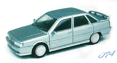 Paradcar 074 RENAULT 21 TURBO Die cast 1:43 Paradcar 074 RENAULT 21 TURBO Die cast 1:43