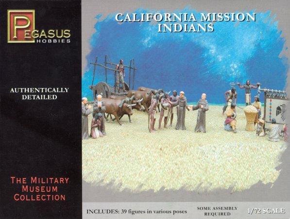 Pegasus 7051 MISSION INDIENS CALIFORNIE Plastic models 1:72