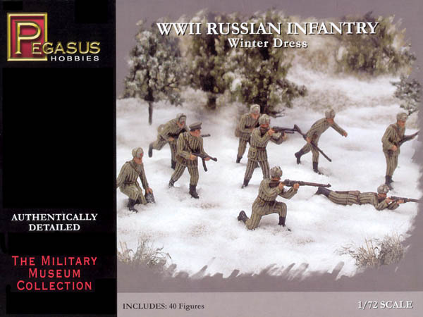 Pegasus 7269 INFANTERIE RUSSE WWII HIVER Plastic models 1:72