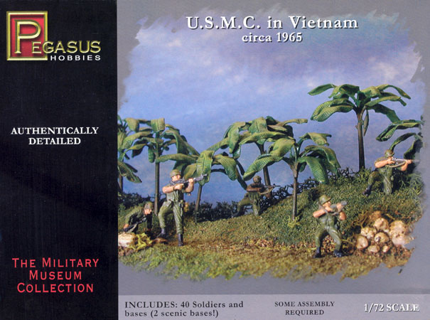 Pegasus 7401 US MARINES VIETNAM Plastic models 1:72