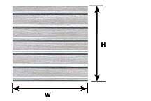 Plastruct PS16 TOLE ONDULEE 300x175mm X2 /48 Plastic models 