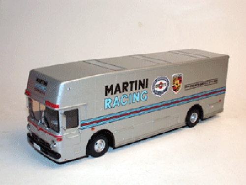 Premium 12201 MERCEDES TRANSPorteur COMPETITION MARTINI Porsche Die cast 1:43