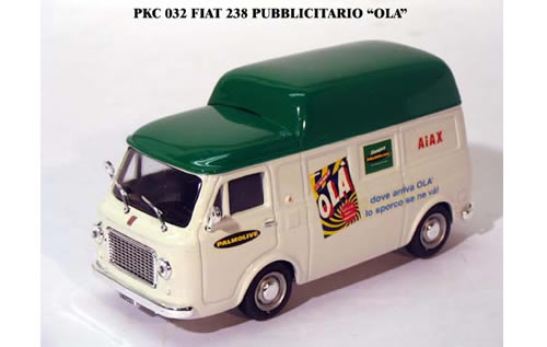 Progettok PKC032 Fiat 238 TOIT SURELEVE PUBLICITAIRE «OLA» Die cast 1:43