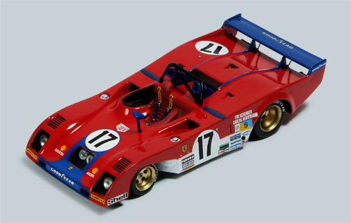 Redline 023 Ferrari 312 PB #17 Le Mans 1973 C. Reuteman - T. Schenken Die cast 1:43