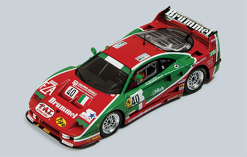 Redline 055 Ferrari F40 Le Mans #40 Le Mans 1995 A. Olofson - L. Dela Noce - T. Ota Die cast 1:43