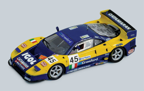 Redline 064 Ferrari F40 GTE #45 Le Mans 1996 Eric Bernard (F) - Jean-Marc Gounon (F) - Paul Belmondo (F) Die cast 1:43