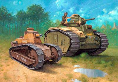 CHAR B1 BIS&RENAULT FT.17