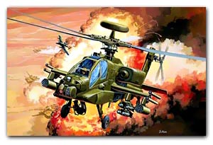 Revell 04031 AH 64 APACHE LONGBOW Maquettes 1:144