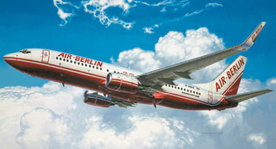 Revell 04202 BOEING 737-800 AIR BERLIN Plastic models 1:144