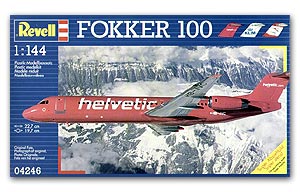 Revell 04246 FOKKER 100 HELVETIC AUSTR Maquettes 1:144 Revell 04246 FOKKER 100 HELVETIC AUSTR Maquettes 1:144